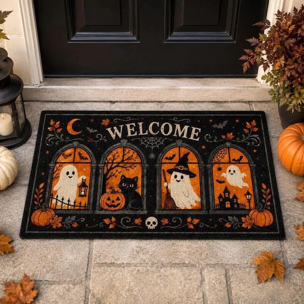 Halloween-Themed Doormat