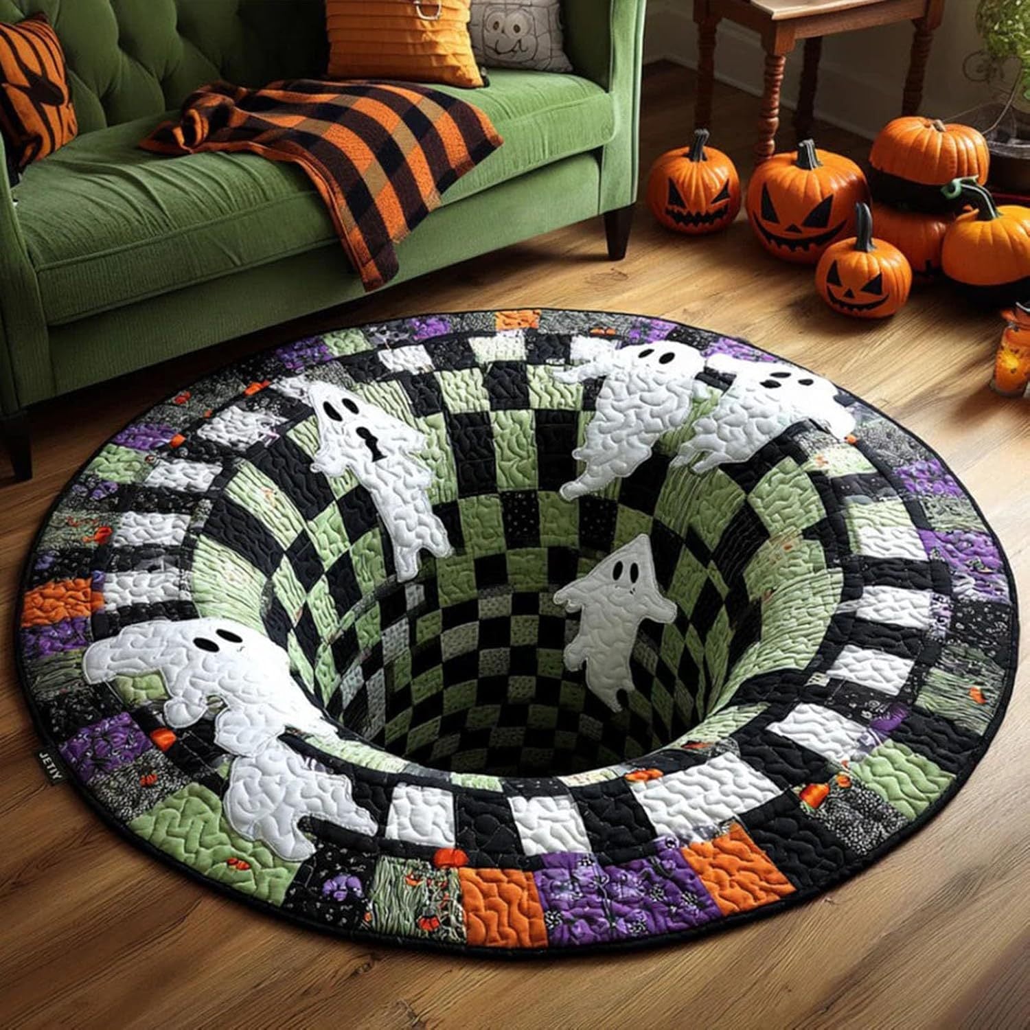 3D-Effect Halloween floor mat