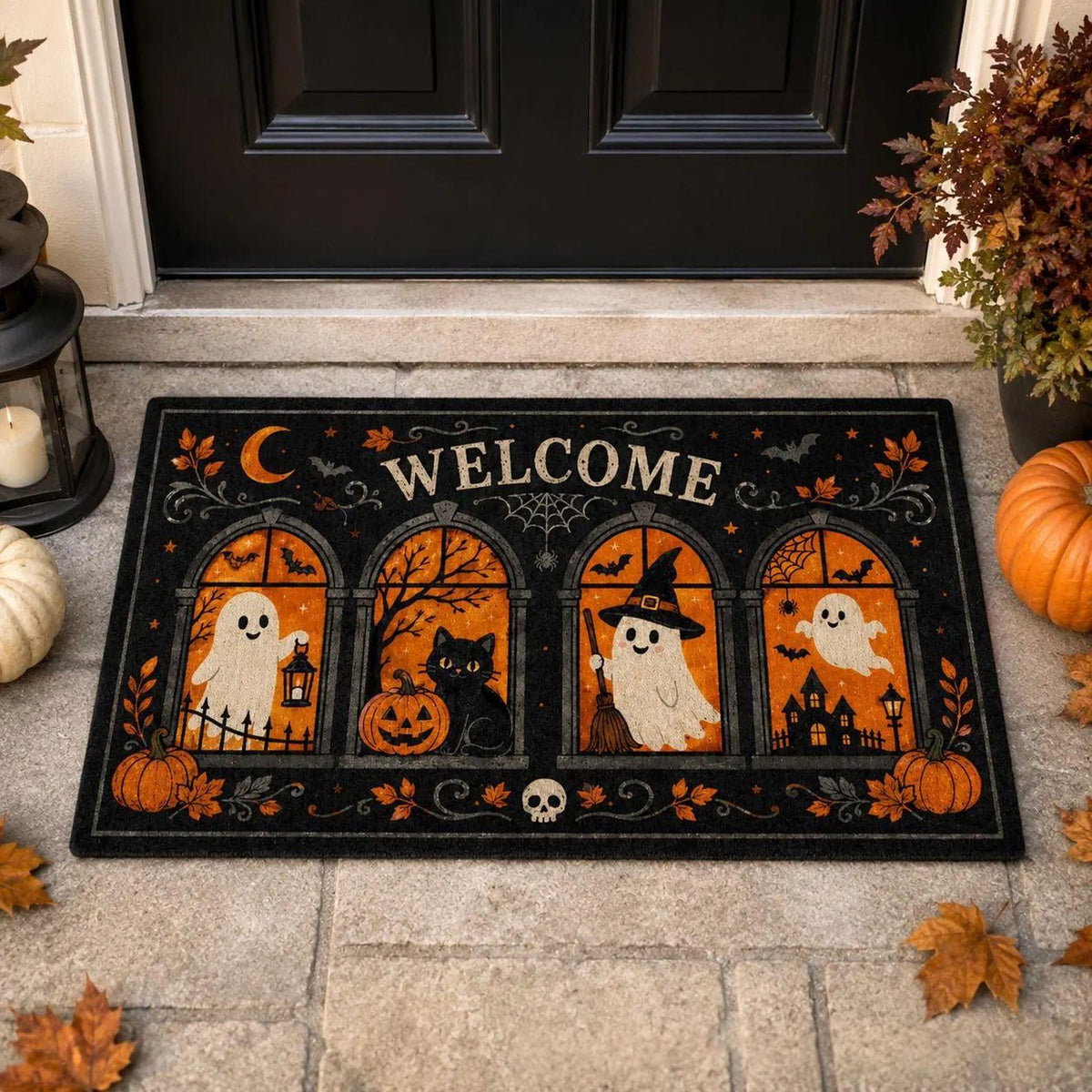 Halloween-Themed Doormat
