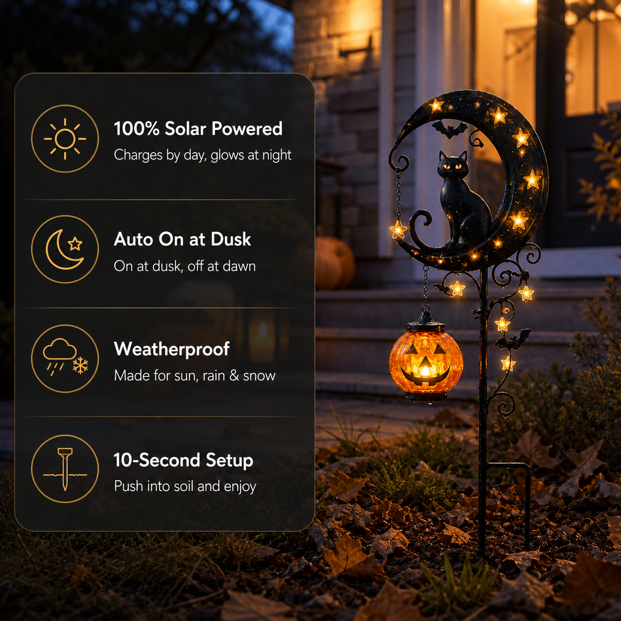 Spooky Solar Stake Halloween